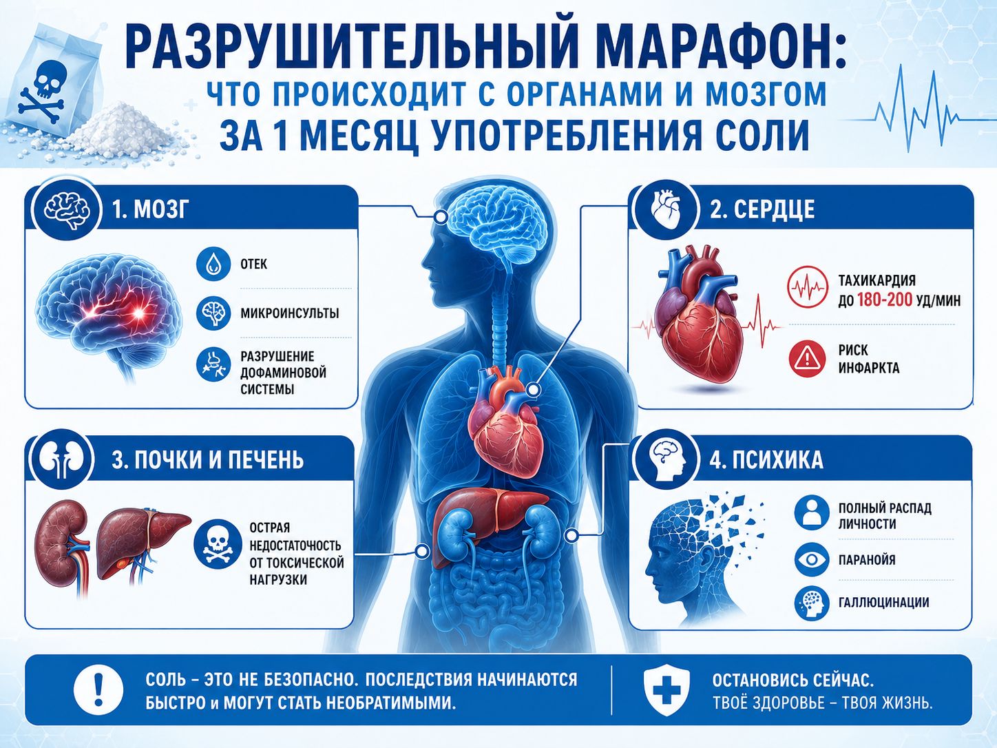 Разрушительный марафон инфографика